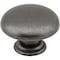 Elements 1-3/16" Diameter Gun Metal Gatsby Cabinet Mushroom Knob 3950-DACM - alternate 1